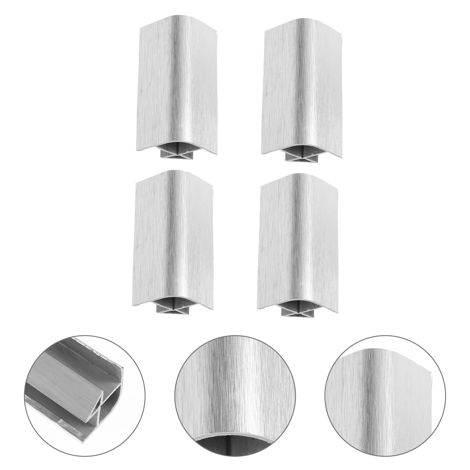 

4Pcs Ceiling Corner Rack Cabinet Corner Protector Waistline Baseboard Border Plastic Gap Filler Durable Strong