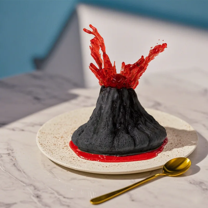 

Lava Volcano Mousse Silicone Mold Snow Mountain Iceberg French Pastry Chocolate Ice Cream Pudding Fondant Molds Cake Decoration
