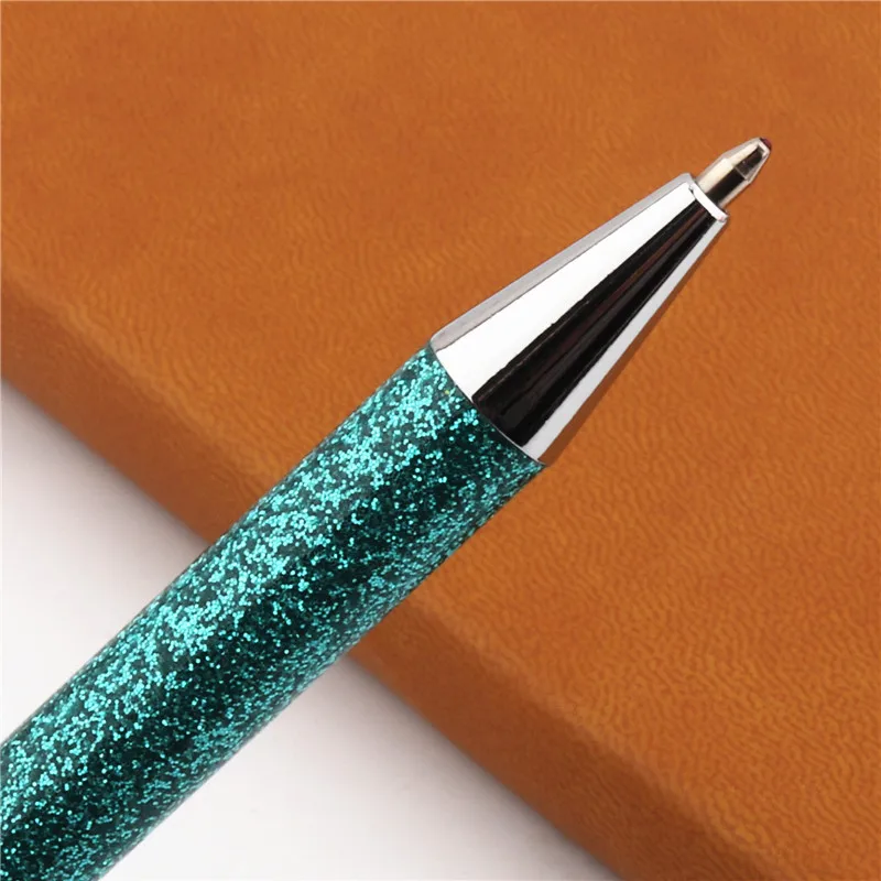 جديد 6 ألوان عصرية مشرق الجسم مكتب الأعمال قلم حبر جاف لوازم الطلاب المدرسية #6