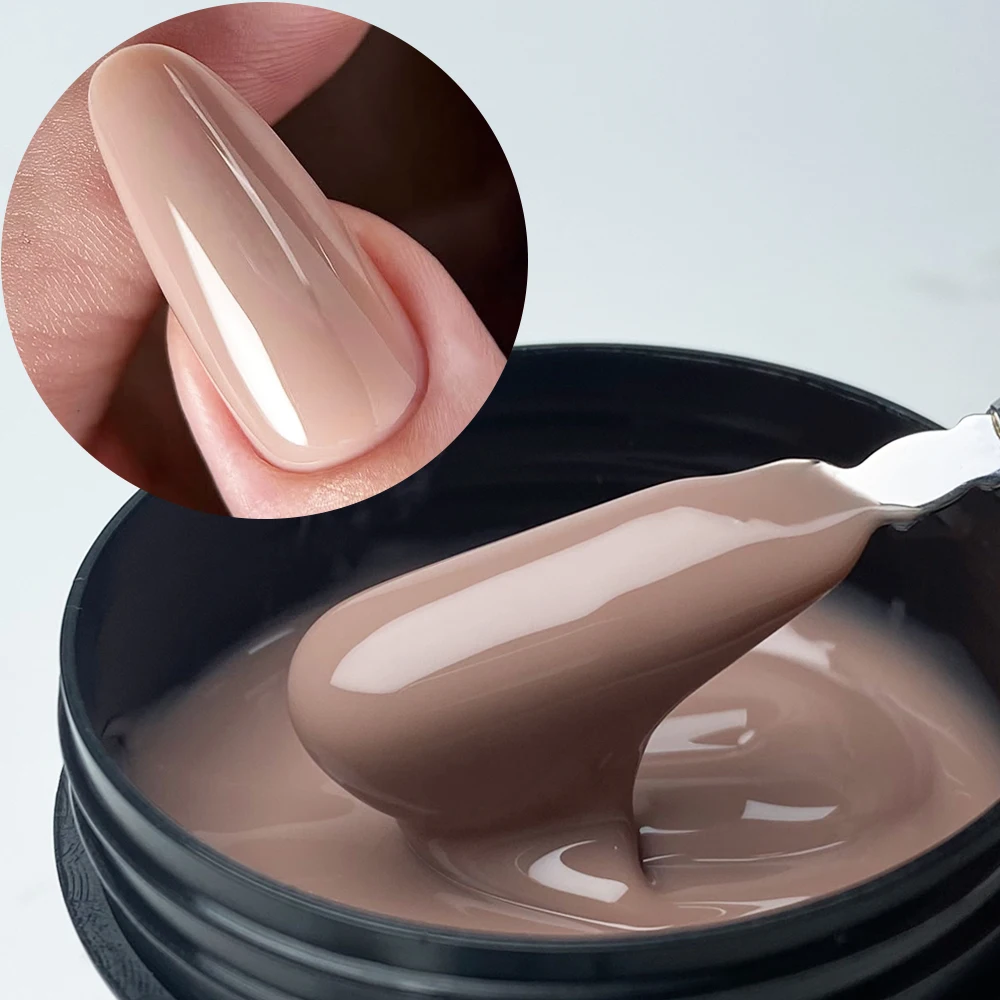 

Jillnails Brown Builder Gel Nails Polish 100g/50g Hema TPO Free Professional Nail Gel for Perfect Nails