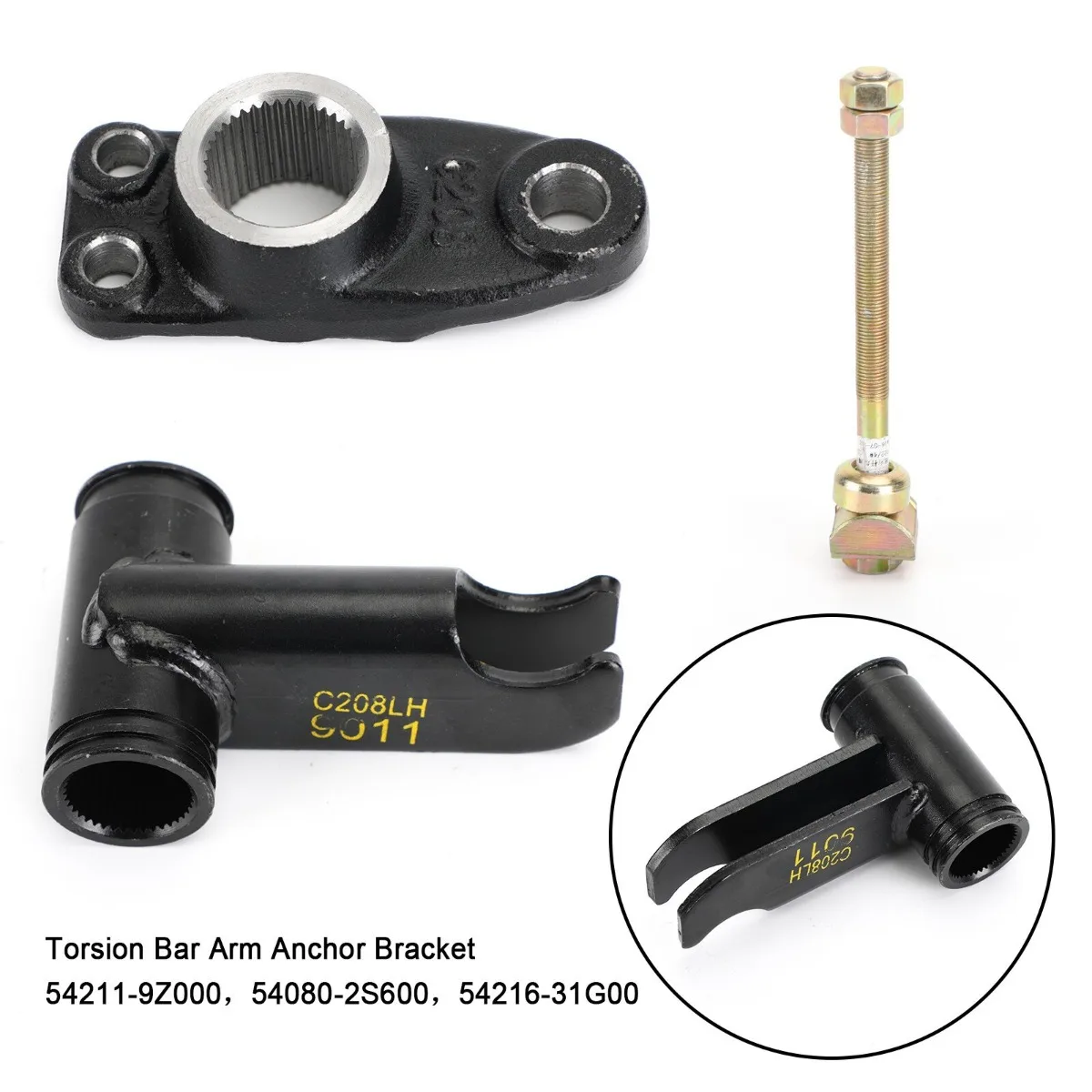 Torsion Bar Arm Anchor Bracket Left Side For Nissan Xterra Frontier V6 1999-2004 Replacement Auto Parts