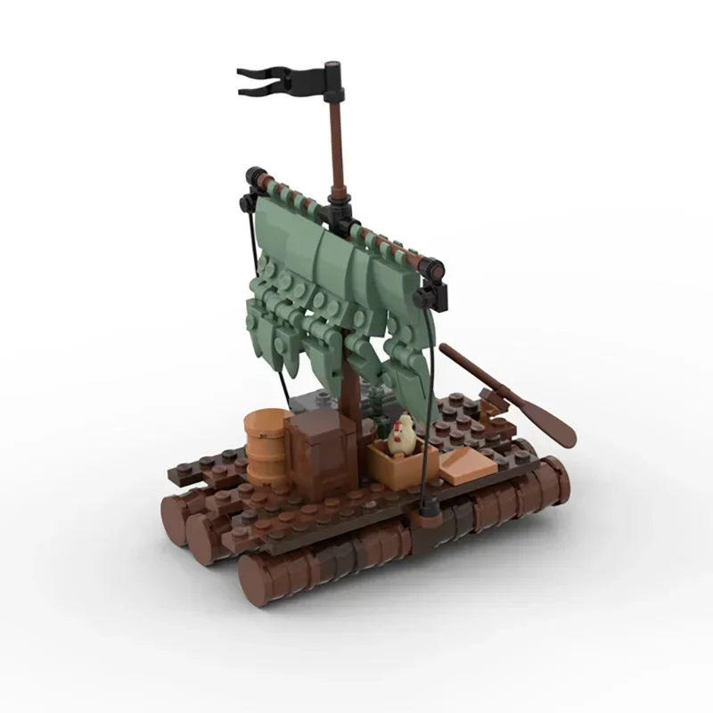 Modelo de vista de rua moc blocos de construção barracuda bay pirata modelo tecnologia tijolos diy construção piratas modelo brinquedos presentes