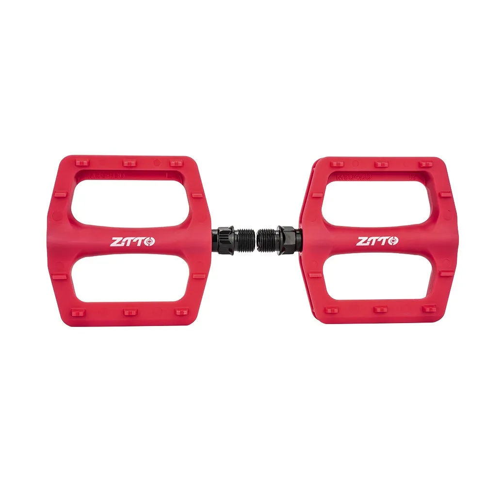 Performance Nylon Bike Pedal Ultralight 9/16" Standard Spindle Cycling Pedal Anti-Slip Sealed Bearings MTB Pedal Enduro Riding