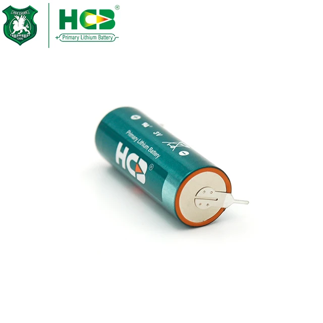 HCB CR17450 3.0V 2400mAh 4/5A Size Long Shelf Life Primary Battery for Smoke Sensor and Smart Water Meter view 3