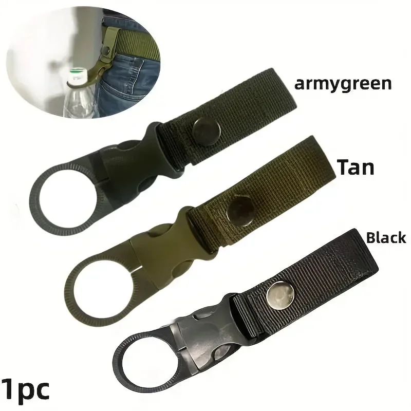 Nylon water bottle suspension buckle holder belt clip for outdoor camping and hiking