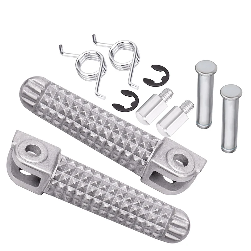 Motorcycle Front Foot Pegs Footrests Pedals For Yamaha YZF R1 YZF R6 YZF R6S 1KB-27451-00-00 1KB-27461-00-00  5SL-27451-00-00