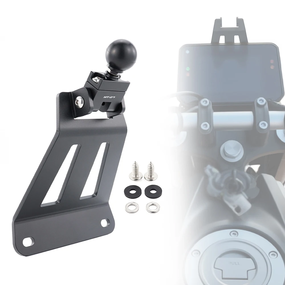 

Phone Adapter Holder Support Mount New Motorcycle GPS Navigation Plate Bracket Aluminum MT-07 MT-07 Y-AMT 2025-2026 For Yamaha