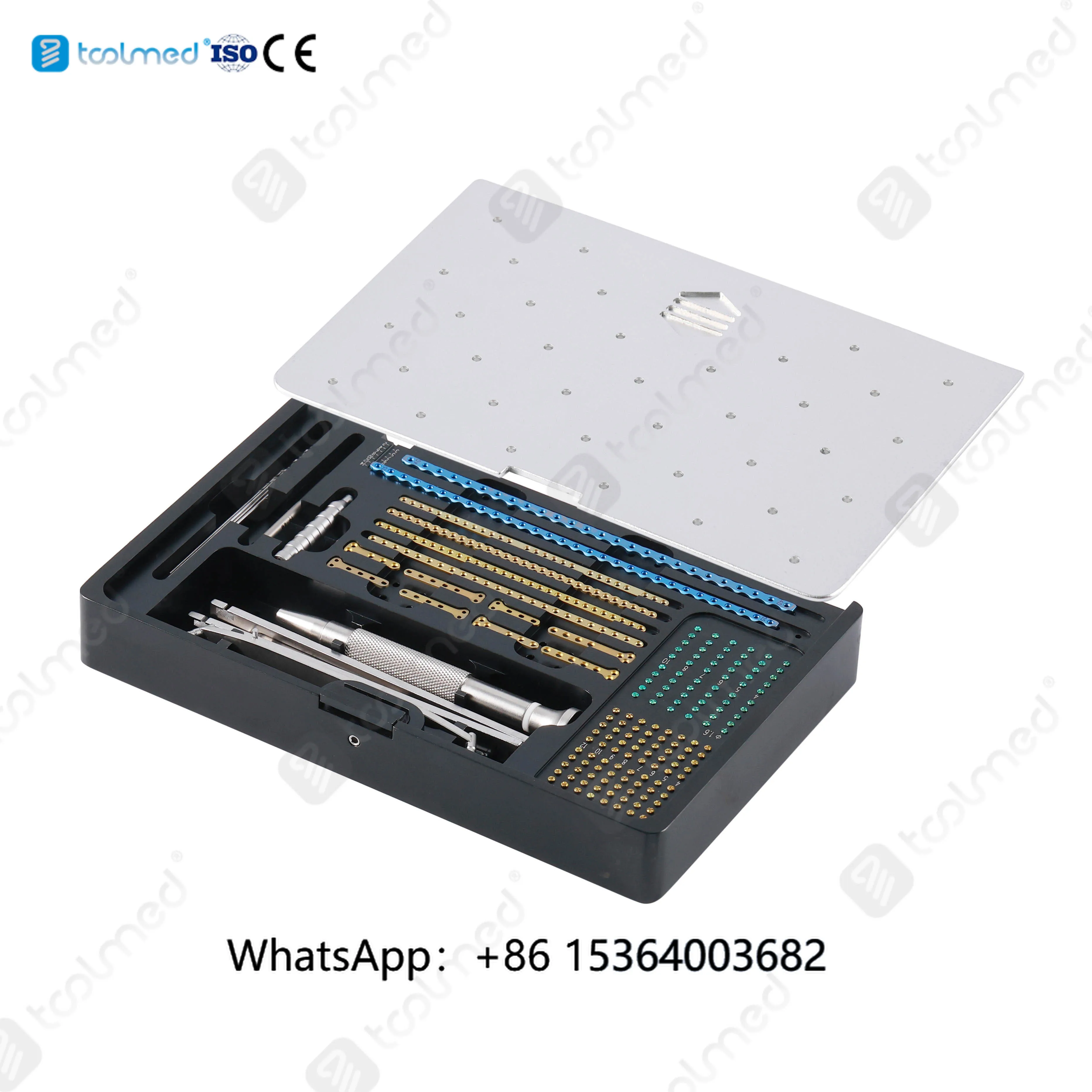 

2025 Factory Direct Sale High Quality Mini Orthopedic Surgical Veterinary Instrument Kit 1.6 mm Locking Plate Instrument Set