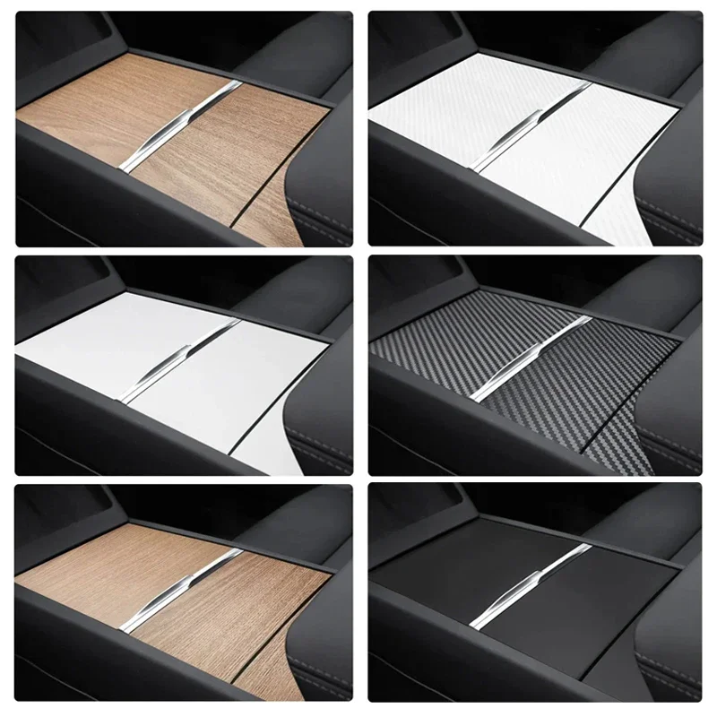 

Для Tesla Model 3 Highland 2024 Y Juniper 2025 Защитная крышка центральной консоли Наклейка Центральная панель управления Пленка Автомобильные аксессуары