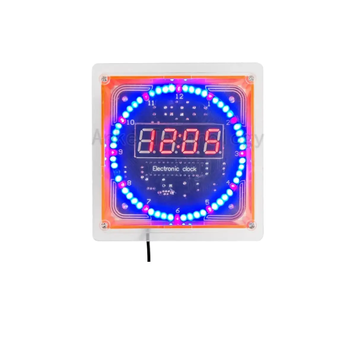 

(Запасные части) Комплект электронных часов с вращающимся LED-дисплеем, светочувствительный датчик температуры DS1302, микрокомпьютер C8051 на одной микросхеме