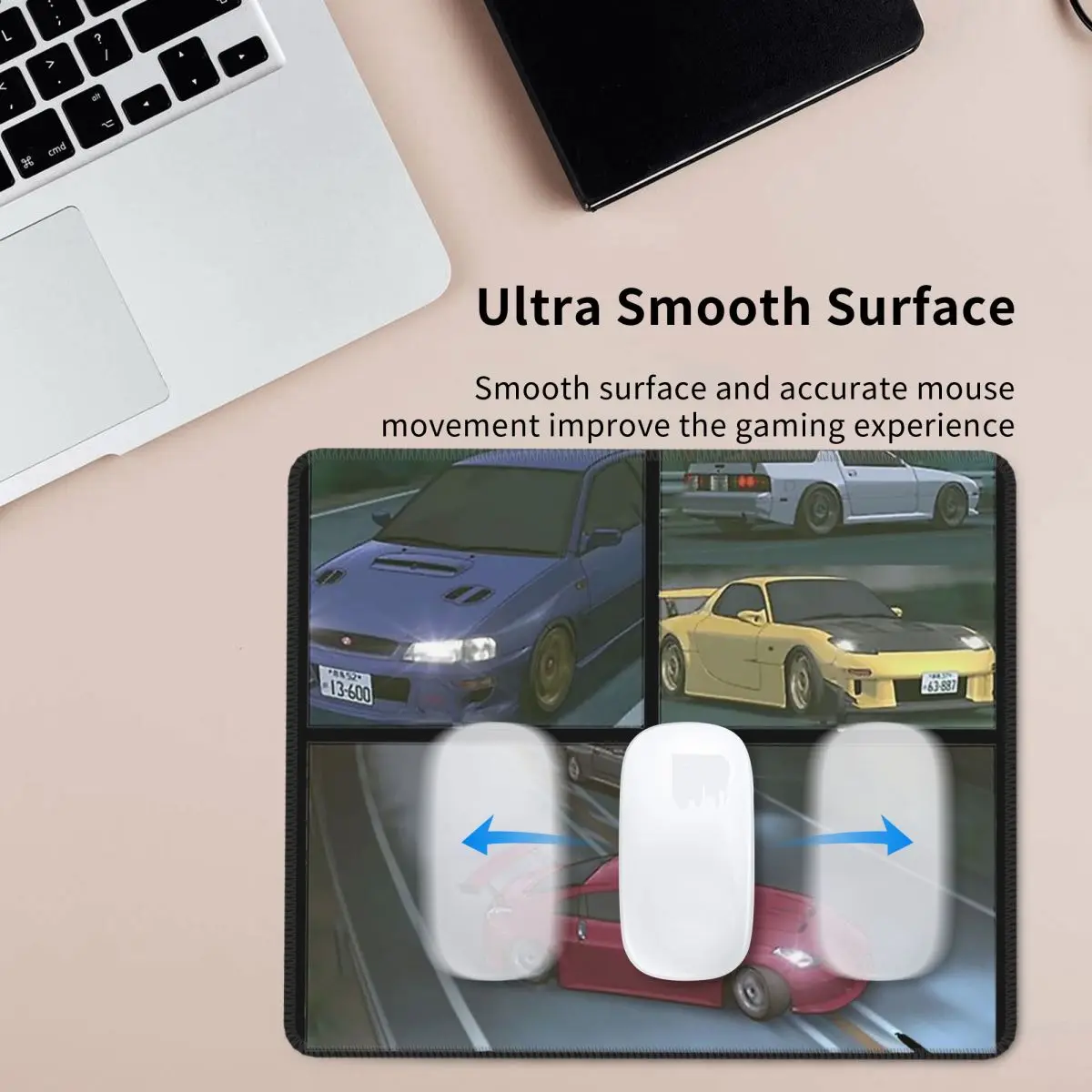 Multi-size Mouse Pad Initial D Neon Ae86 Gamer PC Laptop Mats Keyboard Carpet Computer Gaming Office Accessories Desk Mat