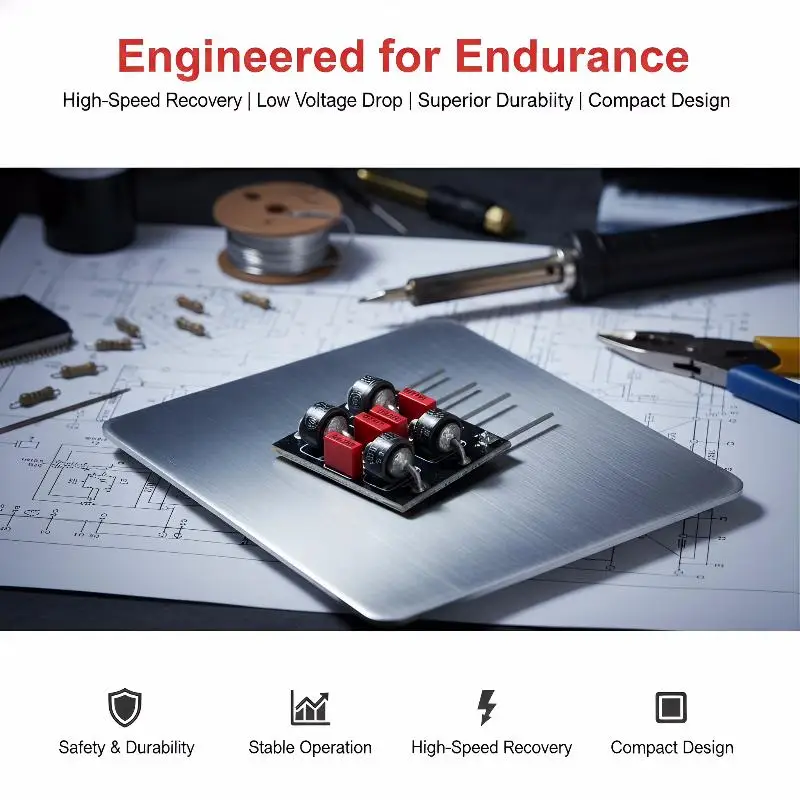 MR756 MR760 Fast Recovery Rectifier Bridge Stack for HIFI Audio Amplifier Audio Upgrade Project High Current SupplyHot