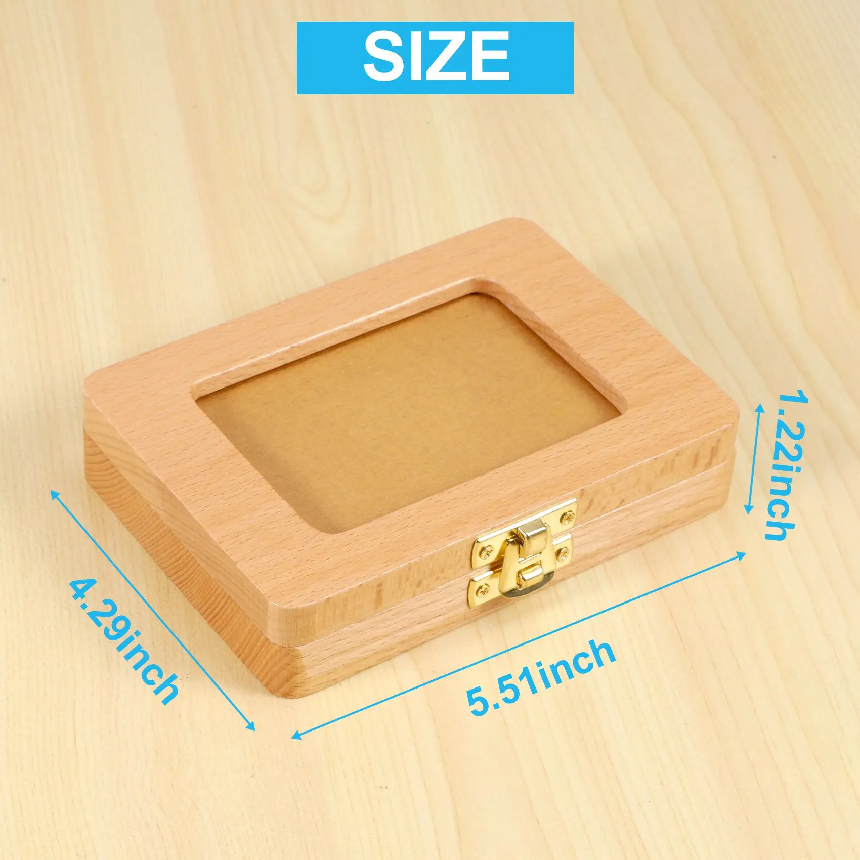 A07I Tooth Keepsake Box, Baby Teeth Box Milk Teeth Save Organizer Kit, Tooth Collection With Photo Frame Memory Storage Souvenir