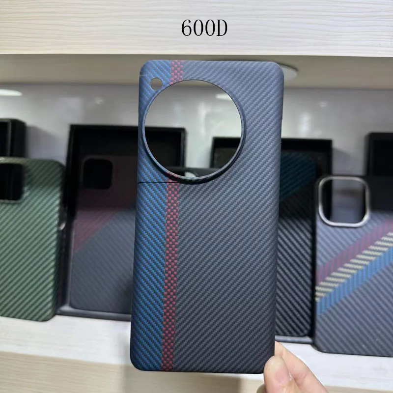 JIT Case for 1+ Oneplus 12 Ultrathin Real Carbon Fiber Aramid Anti-explosion Cell Mobile Phone Protective Cover Protection Shell