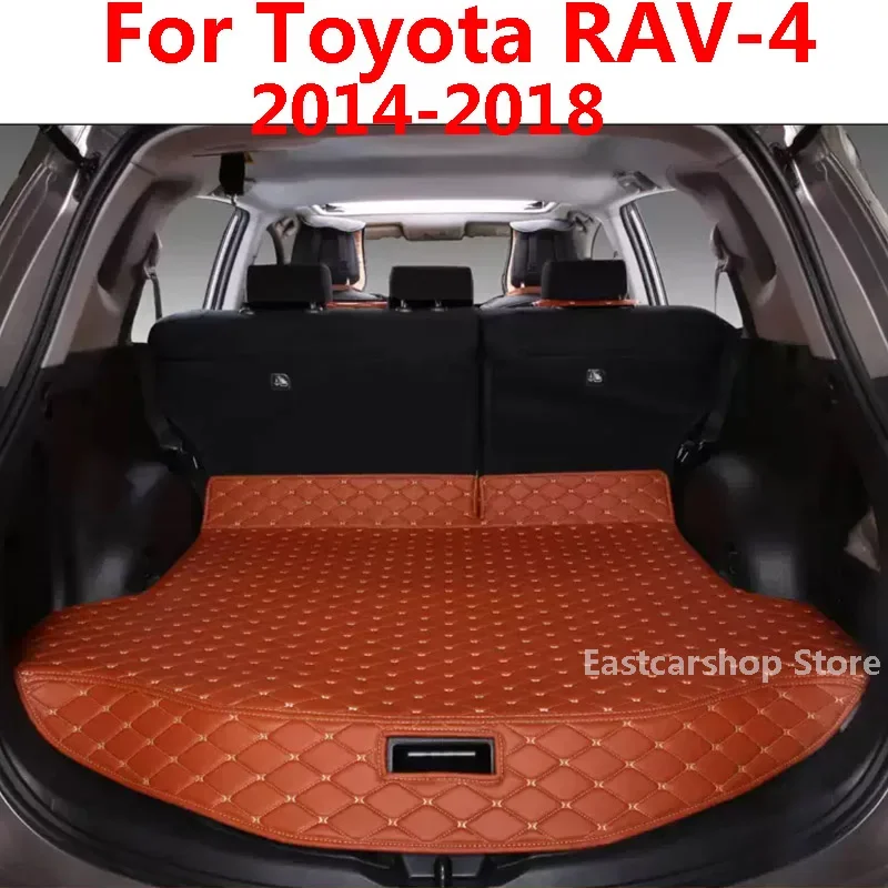 

For Toyota RAV4 RAV-4 XA40 2018 2017 2016 2015 2014 Car Rear Trunk Mat Boot Liner Tray Trunk Pad Protective Mat