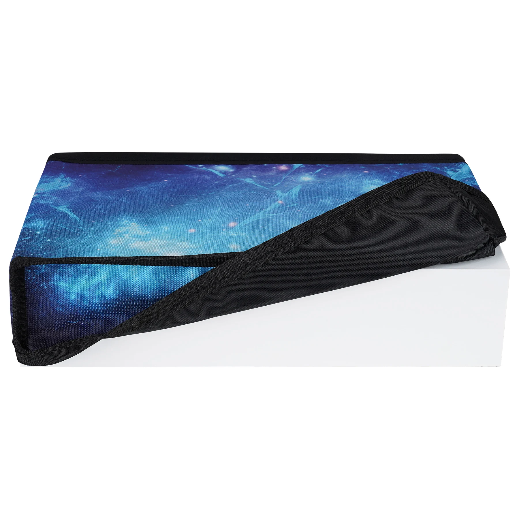 PlayVital 소프트 나일론 더스트 커버, 안감 먼지 가드, 스크래치 방지, 방수 커버 슬리브, Xbox 시리즈 S 콘솔용, 파란색 성운