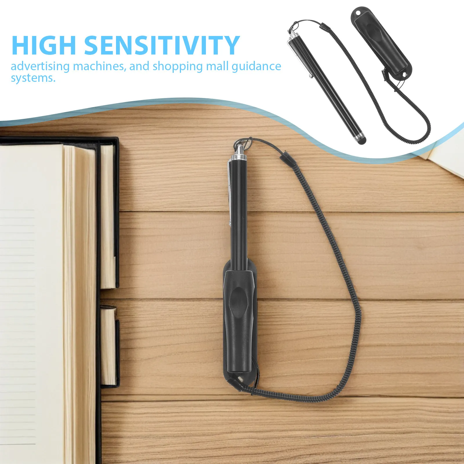 Universal Capacitive Stylus Pen for Touchscreens High Sensitivity Lightweight Anti Loss Office Writing Tool