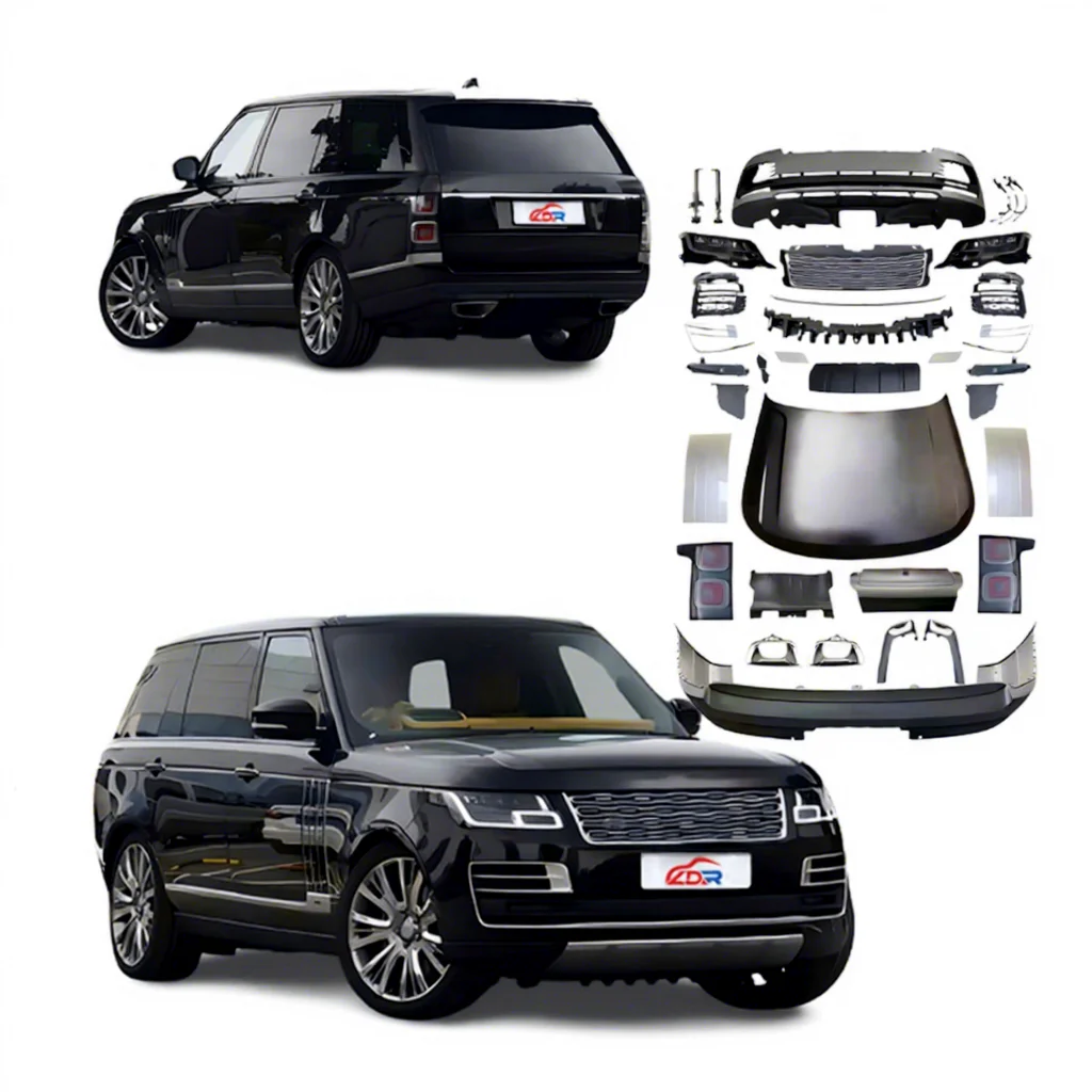 Car Modification for 13-17 Range Rover Vogue L405 Facelift to 2024 SVA Style Body Kit Bumper LED Headlight Plug and Play Parts
