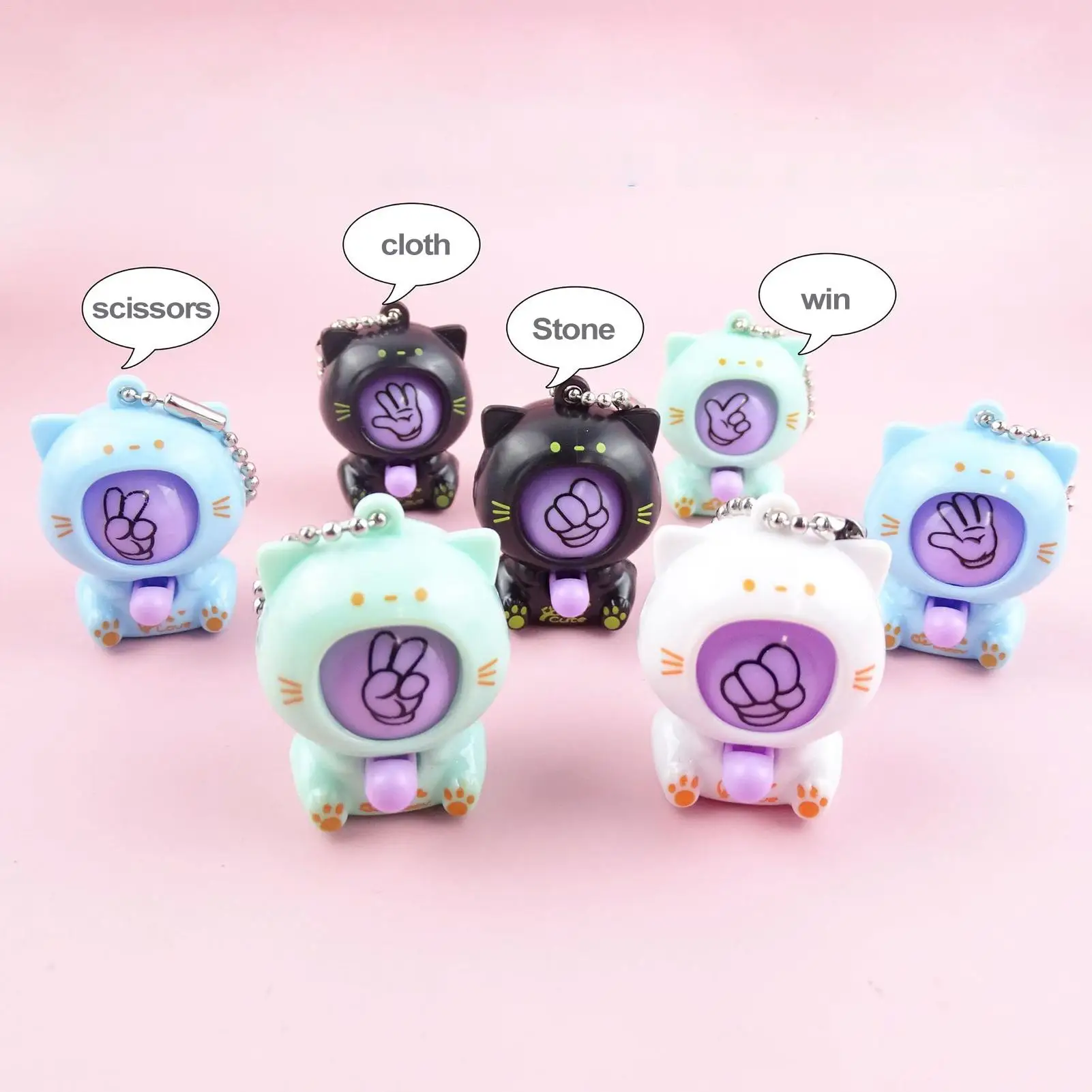 Bag Pendant Charm Cute Keychain Charm for Cellphone Cartoon Interactive Game Adorable Key Chain Pendant for Cars Backpacks