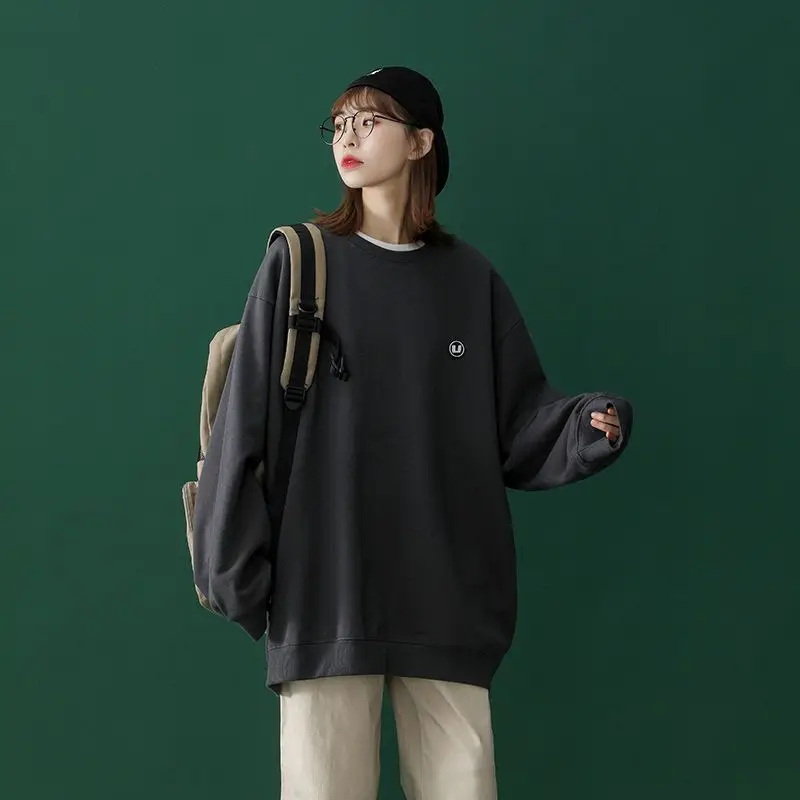 Sweater women spring and autumn thin Korean style loose trendy brand tops versatile salt style sweet and cool street jacket y2k