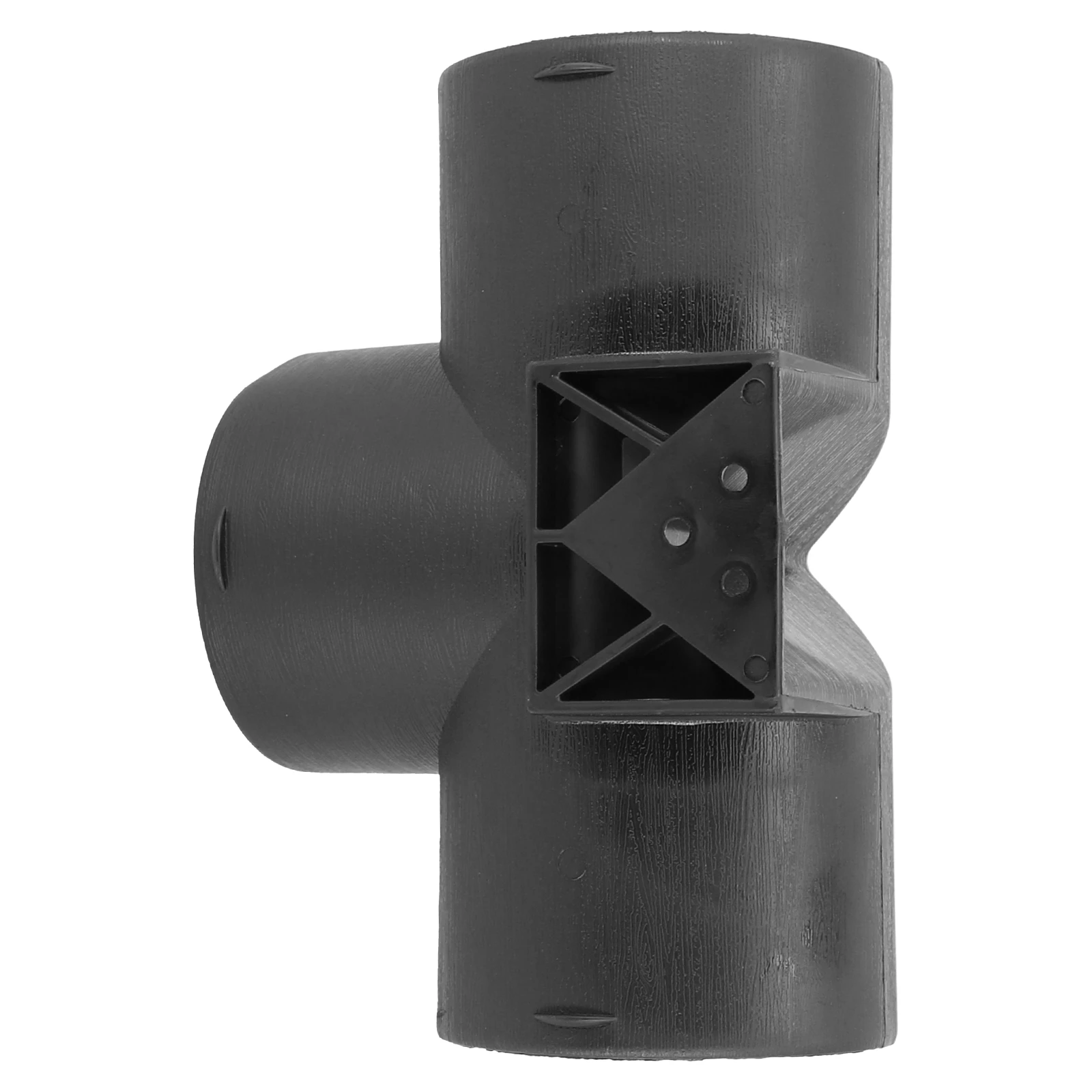 T Piece Outlet Connector Auto Parts Black Car Accessories Plastic Replacement 160mm 6.3\