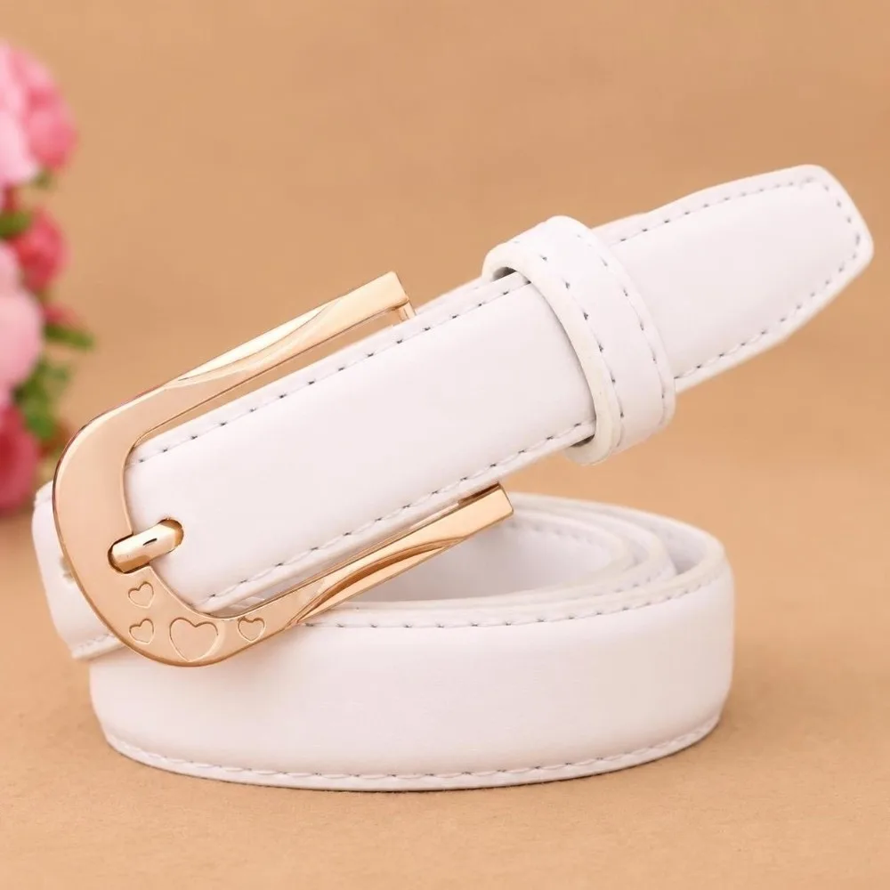 Classic Alloy Buckle Faux Leather Belt Versatile Decorative Adjustable Waist Belt Women Waist Belt For Women Ladies