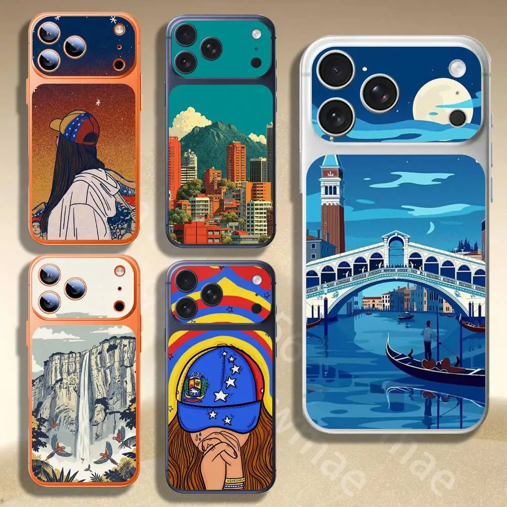 Venezuela esthetic Art For Apple iphone 17pro 17promax Back Cover Decal Wrap Skin Rear Protective Sticker Film