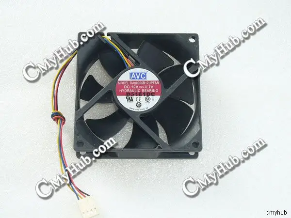 For AVC DA08025R12UPFSR DC12V 0.7A 8025 8CM 80MM 80X80X25MM 4pin Cooling Fan DA08025R12UPFSR