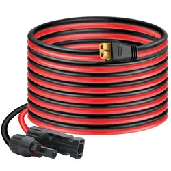 6m/20FT 3m/10FT 12AWG Solar Panel Connector to XT60 Cable for ALLPOWERS Ecoflow RIVER/DELTA Anker SOLIX C1000 Solar Generators