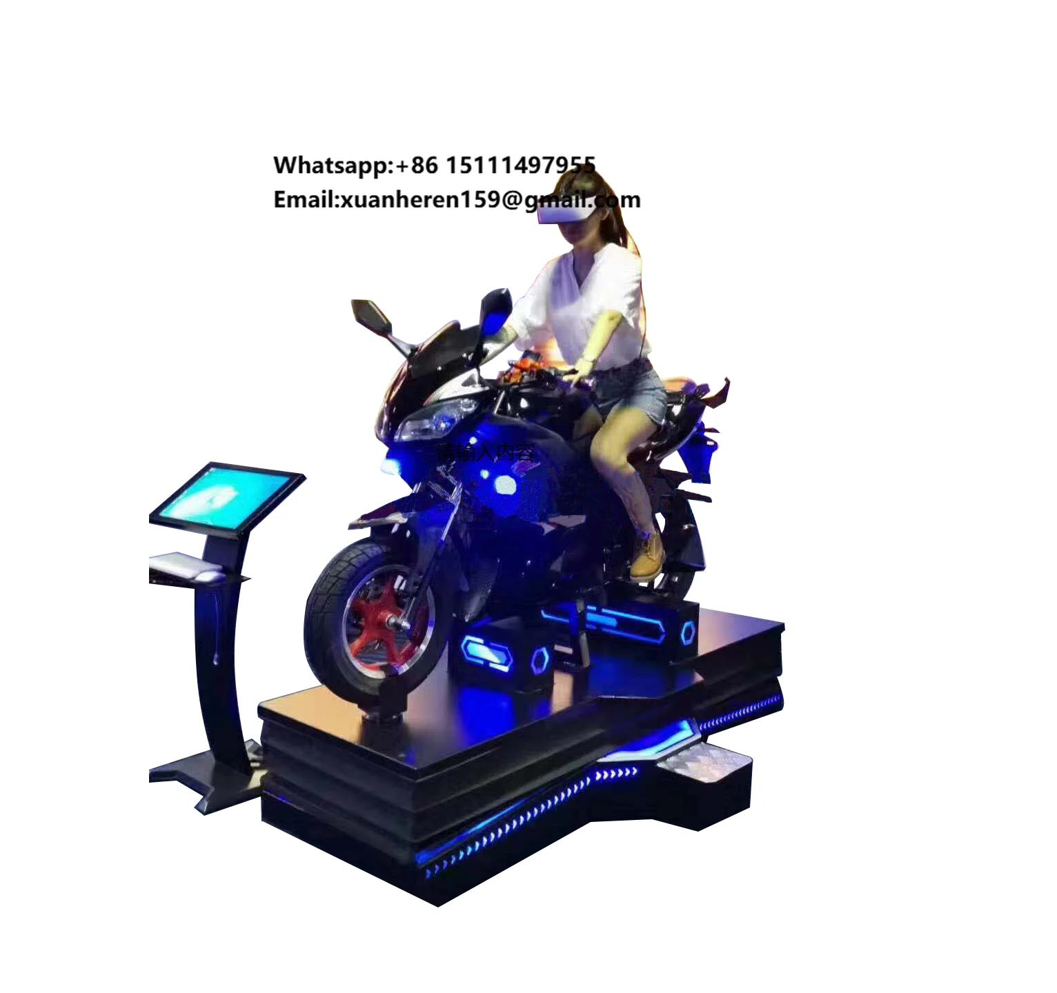 Virtual Reality Racing VR Simulator Game Machine VR Simulator Machine Motorcycle for Sale