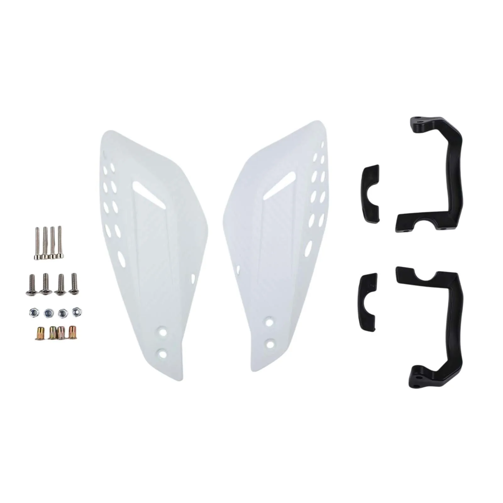 Motorcycle Hand Guards Compatible with Most Motocross Bikes ABS Construction Windproof Design for Enhanced Rider Hand Safety