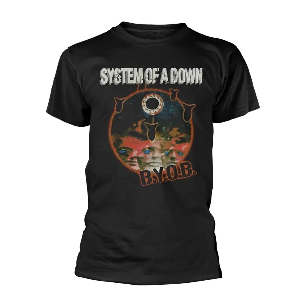 SYSTEM OF A DOWN B Y O BLACK T Shirt XX Large