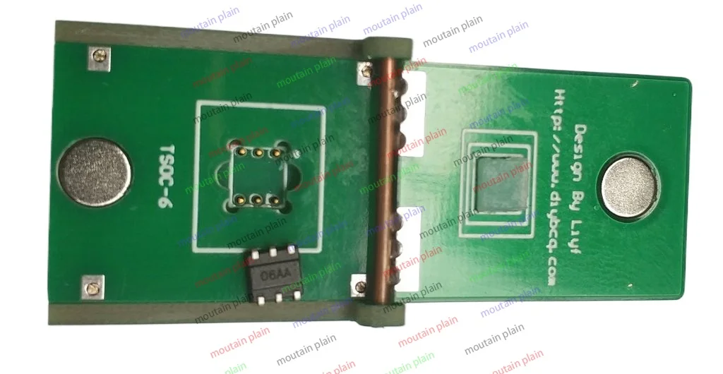 

Держатель для микросхем TSOC-6 (8) с возможностью записи, переходник TSOC-6 на DIP6, держатель для микросхем 1-Wire