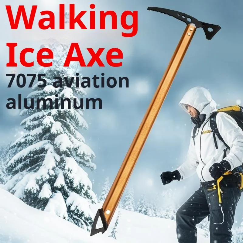 Prácticos escaladores de montaña, picareta de hielo, picareta gruesa para escalada en roca, herramientas multifuncionales útiles para acampar al aire libre