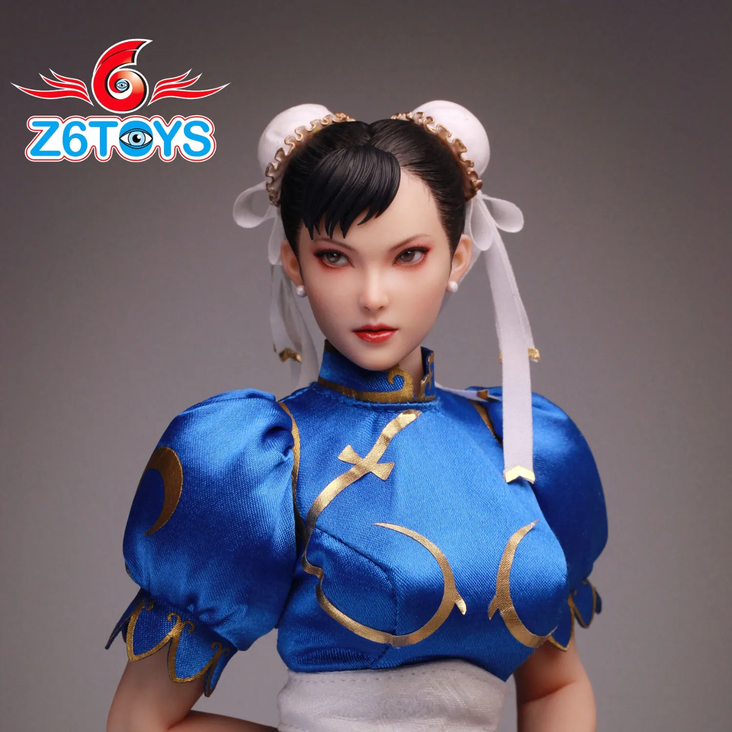 

Z6TOYS ZC020 Скульптура головы боевницы в масштабе 1/6 с подвижными глазами, подходит для 12-дюймовых женских фигурок солдаток и кукол.