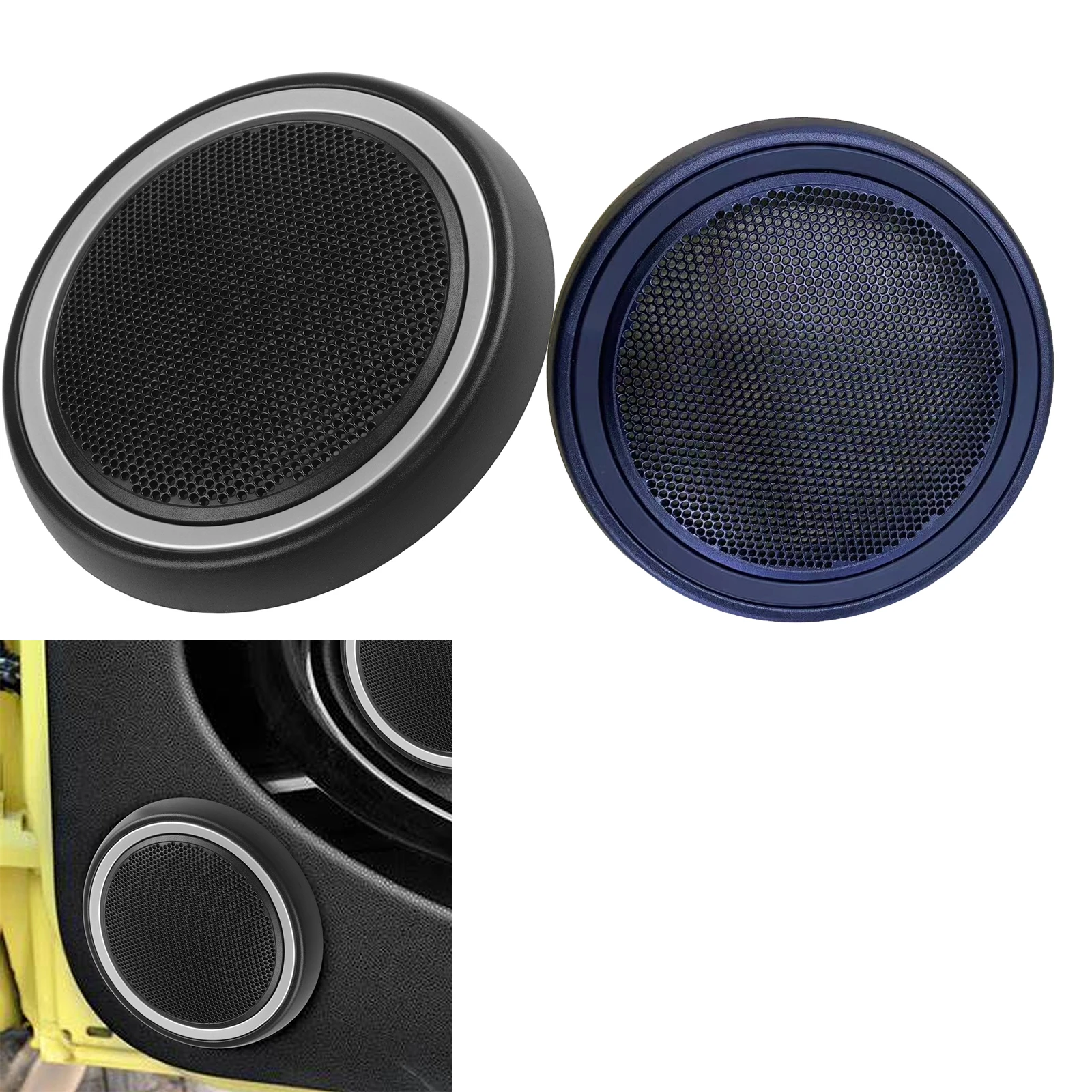 

1pc Car Front Door Speaker Cover Grille For Mini Cooper R56 51412753333 51412756567 Automobile Interior Accessories