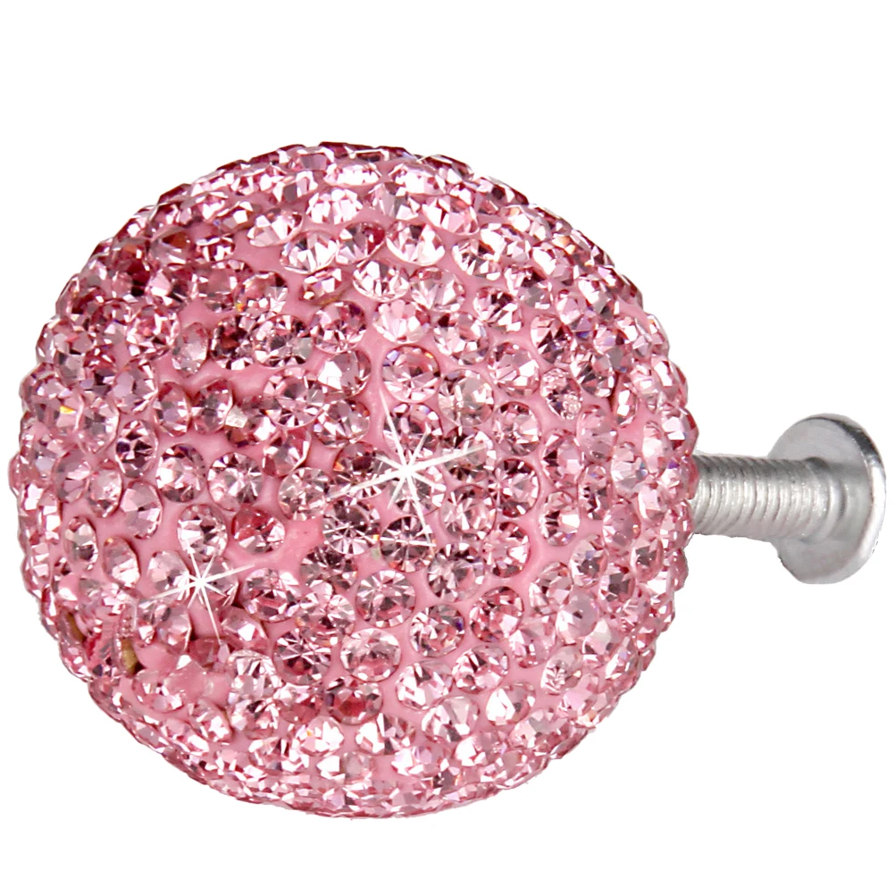 

5pcs Metal Round Handles Durable Stainless Steel Cabinet Knobs Pulls for Drawer Wardrobe Doors Hardware 2cm 4cm Screws Easy