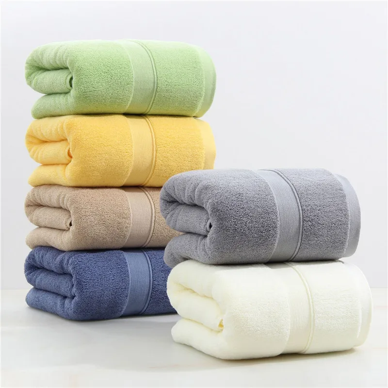 Cotton Bath Towel Adult Soft Absorbent Towels Bathroom Sets Large Beach Towel Hotel Spa Towels For Home