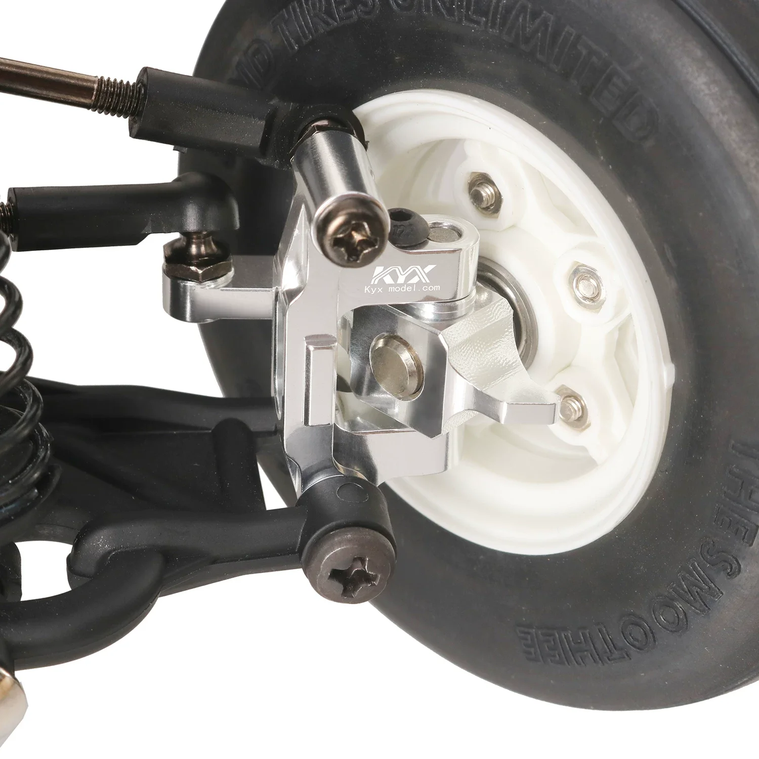 Aluminum Front Steering Knuckle Upright For Tamiya 1/10 Hornet EVO 58742（Replace Plastic Stock）