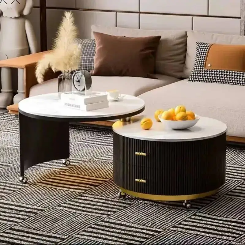 Luxury Elegant Coffee Table Modern Chic Nordic Simple Stylish Living Space Tavolino Salotto Living Room Furniture