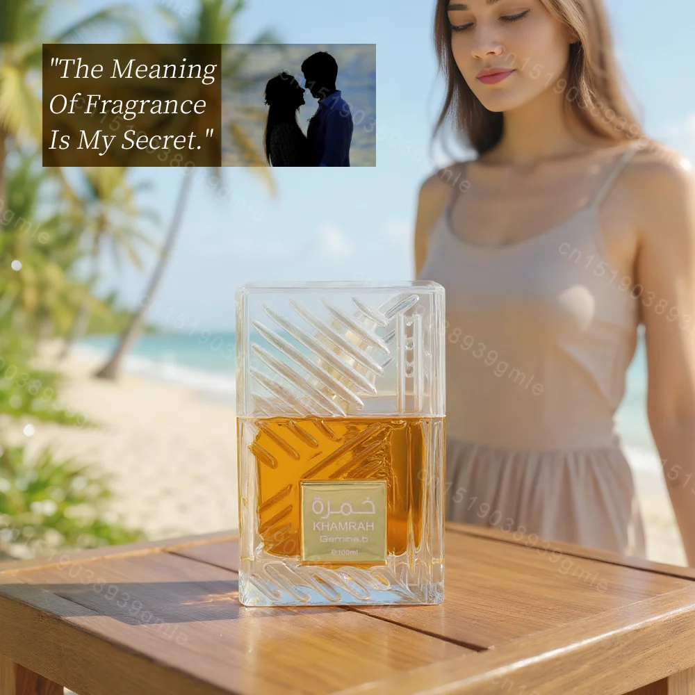 عطر عود عربي فاخر للجنسين - رائحة العود والعنبر للرجال/النساء، زيت عطري طويل الأمد في الشرق الأوسط