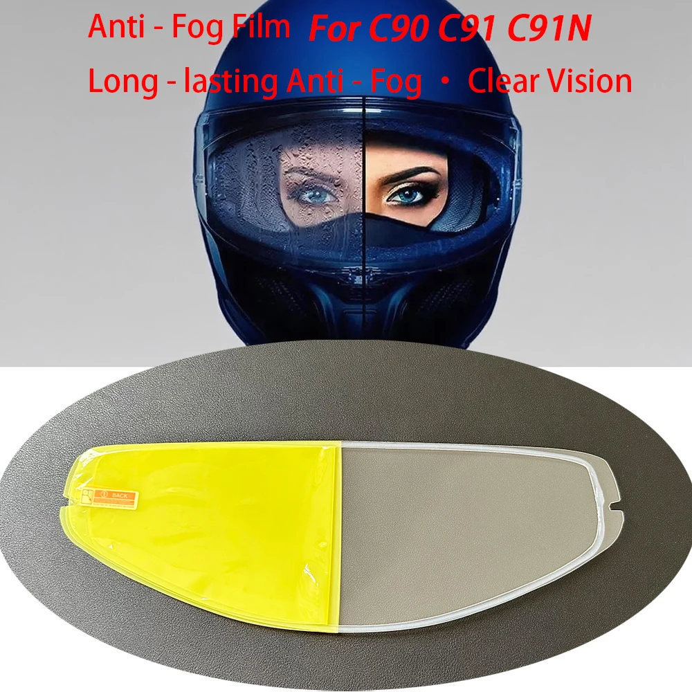

Motorcycle Helmet Visor Film Anti Fog Film Patch For HJC C91N C91 C90