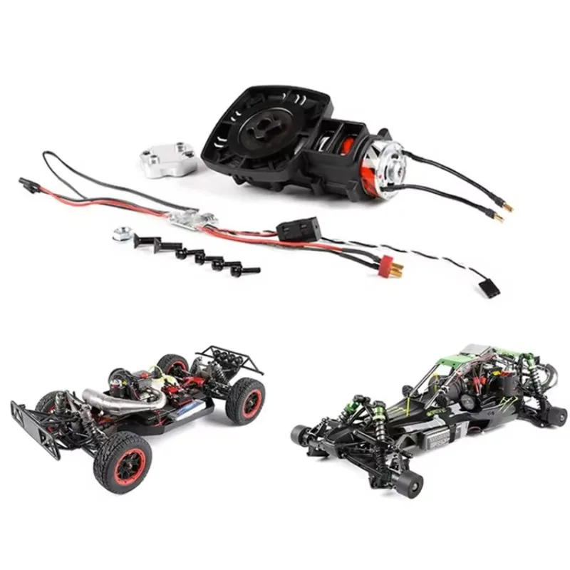 

855612 Электрический стартер с одним ключом для двигателя 1/5 Rc Car Baja 5ive-T Truck 23CC-45CC