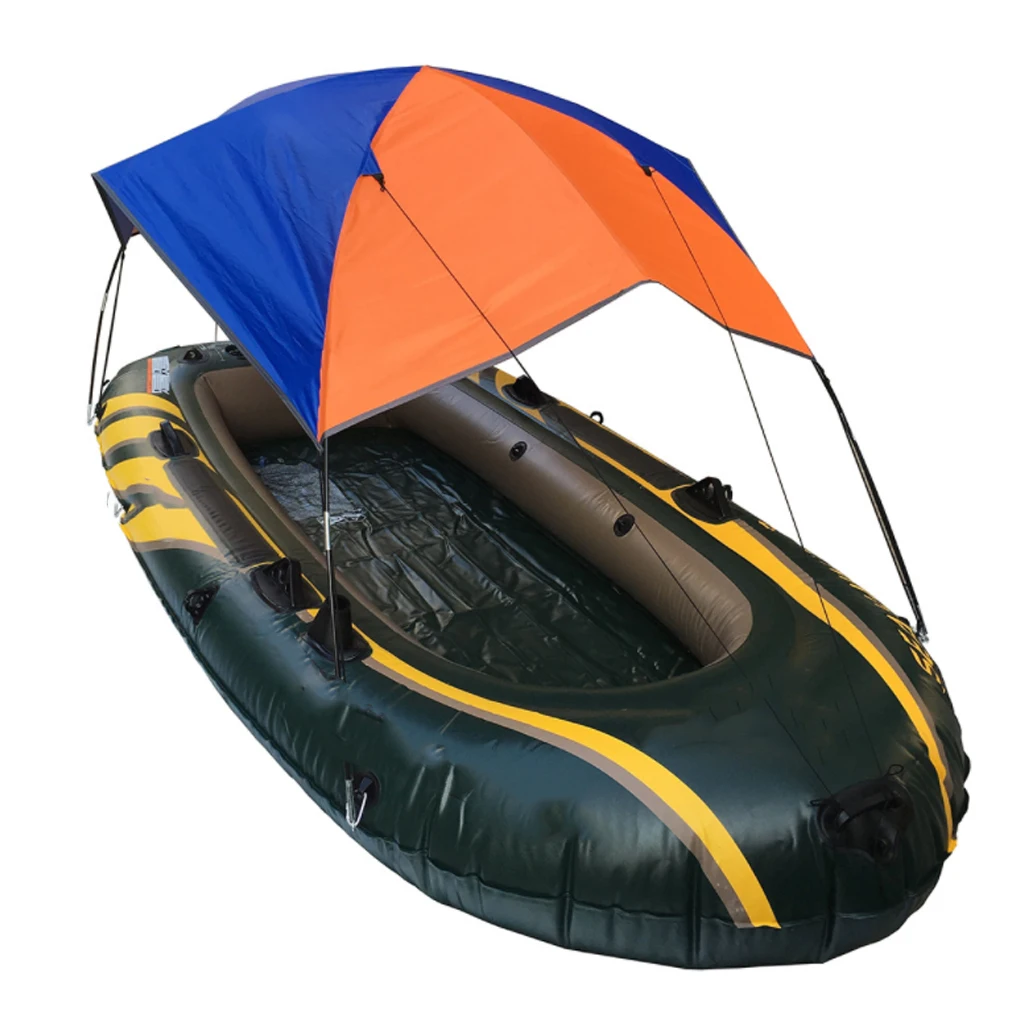 Kayak Canopy Awning Sunshade Lightweight Wear-resistant Tent Inflatable Boat Accessories for Outdoor Fishing Camping