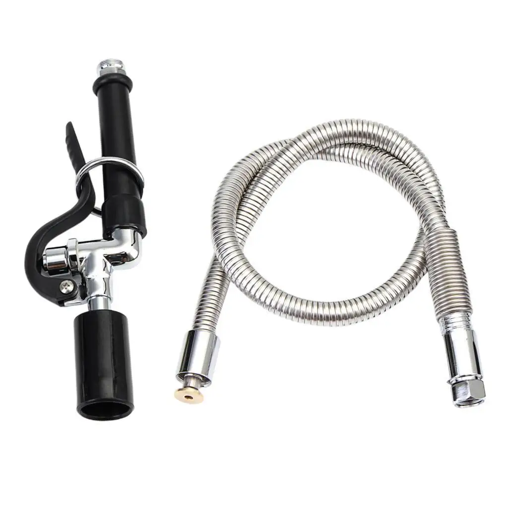 

Commercial Kitchen Brass Sprayer Faucet Tap Spray Head with Flexible Hose