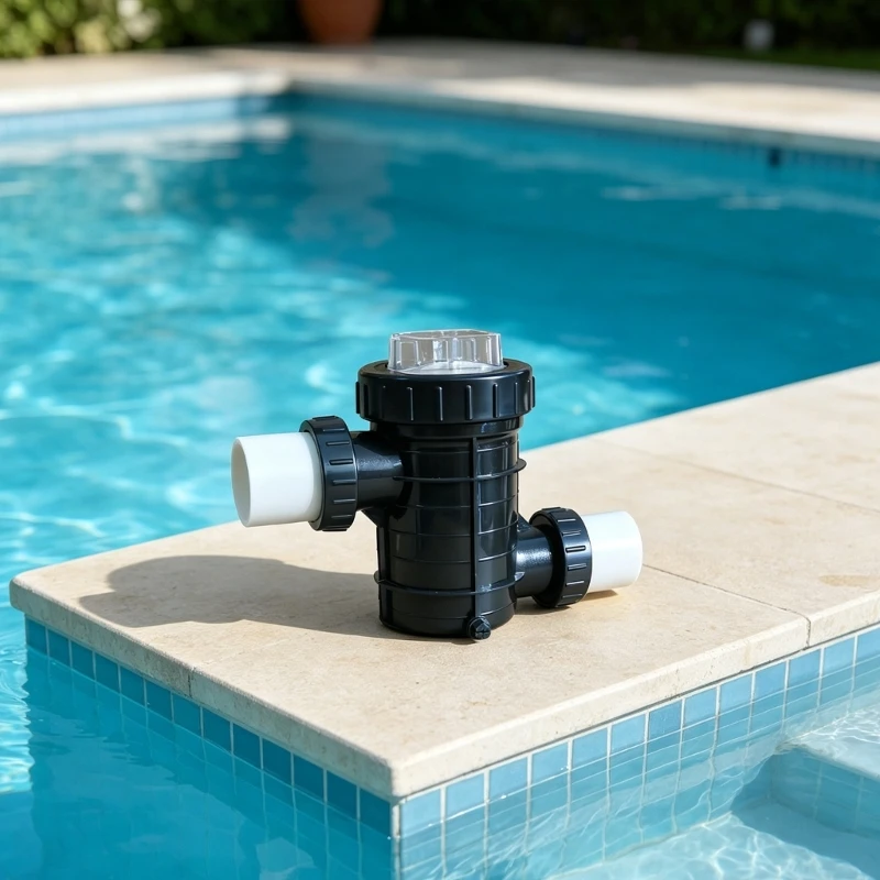 High Performances Swimming Pool Hair Filter PVC Materials Simple Maintenance