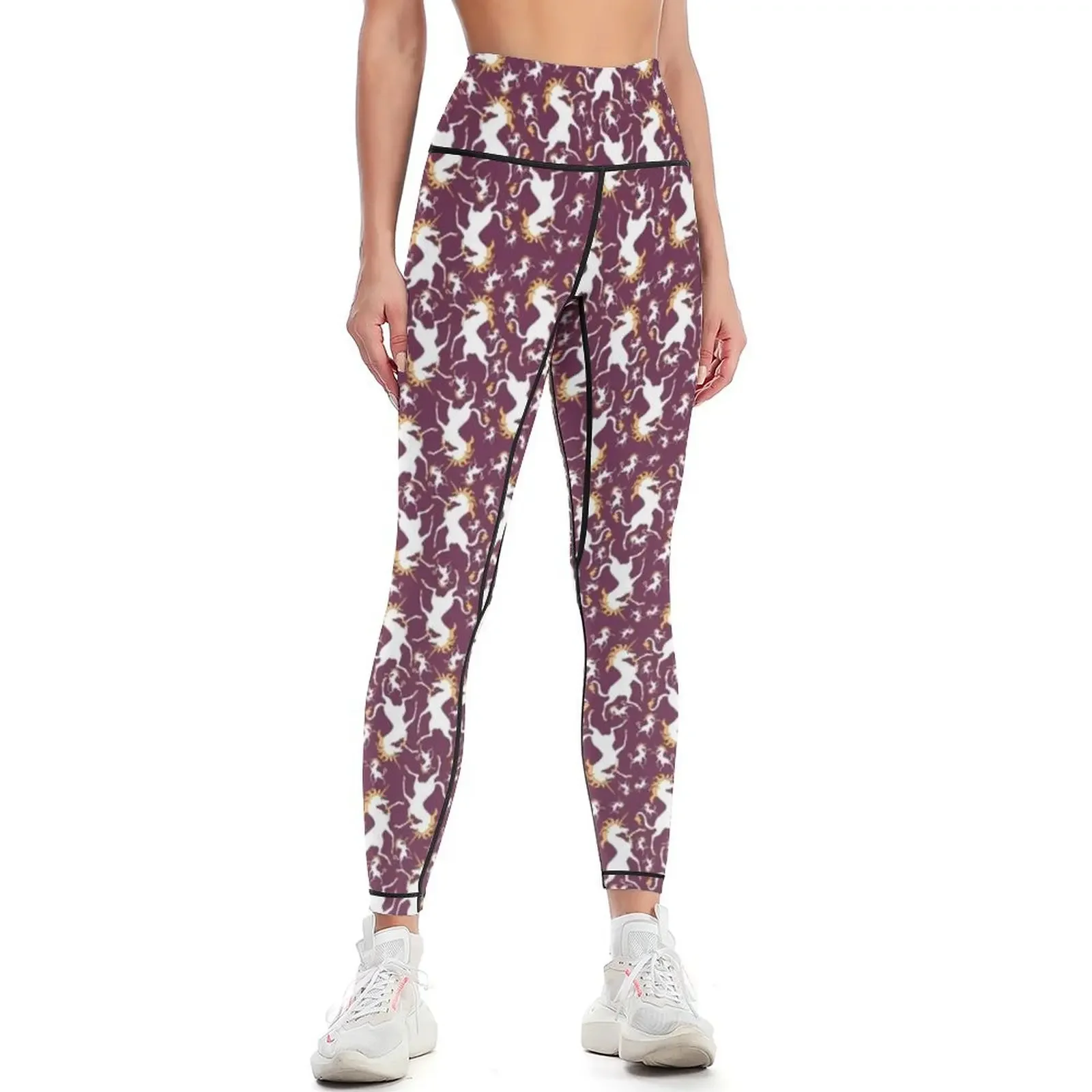 

Unicorn Scatter Pattern Leggings active wear joggers for Womens Leggings