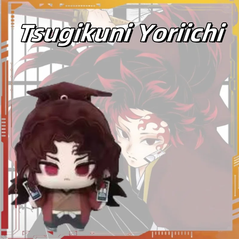 

10 см аниме ‌ Demon Slayer Kimetsu no Yaiba Tsugikuni Yoriichi плюшевая кукла кулон мультфильм косплей мягкая игрушка подарок на день рождения