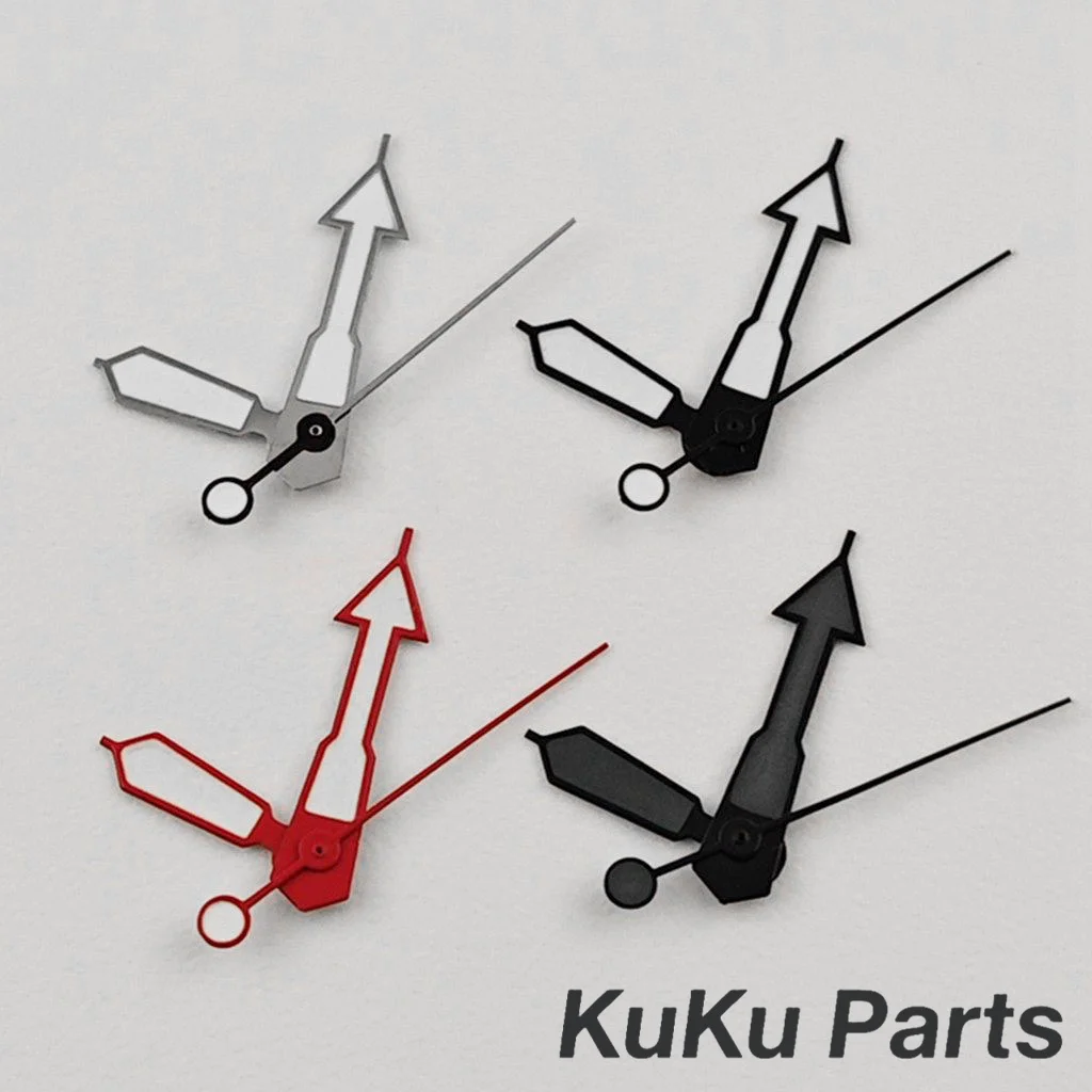 NH35 SKX Hands Green Red Silver Gold Blue Watch Hands For NH34 NH35 NH36 4R 7S Movement 007 009 Watches Pointers Green Luminous