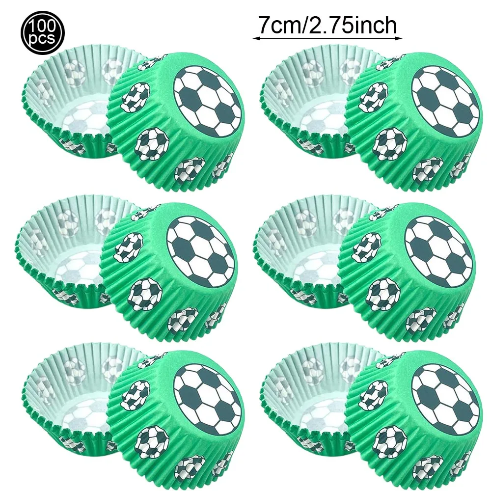 Fußball-Party-Dekoration Fußballschuhe Sneaker-Zahlen-Ballons Papierteller Strohhalme Fußball-Thema Jungen Geburtstag Sport-Party-Zubehör – Detail 5